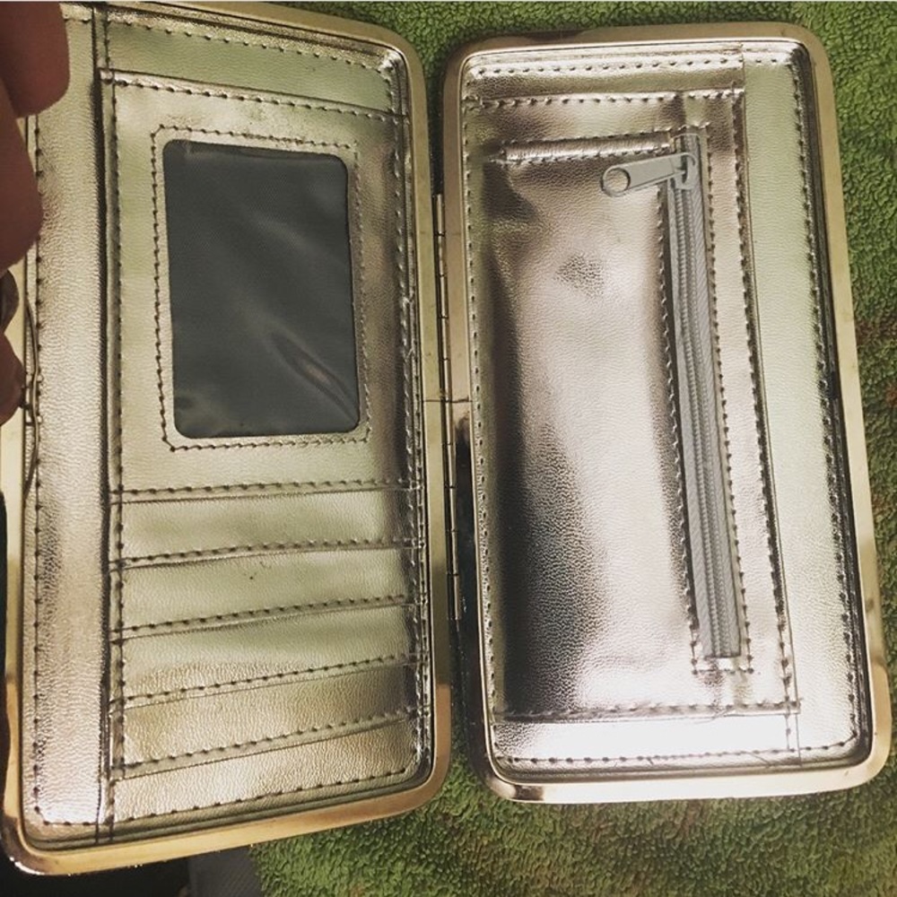 Hand painted/Pinstriped metalflake wallet- Custom - Picture 2 of 2